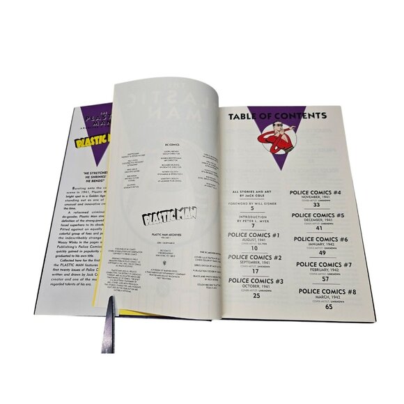 DC Archive Editions THE PLASTIC MAN Archives Vol 1 Jack Cole Hardcover DC Comics - Picture 8 of 16